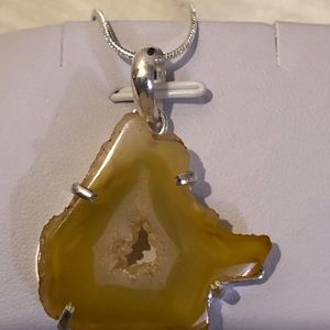 Pendant Solar Quartz Druzy Multicolor #3